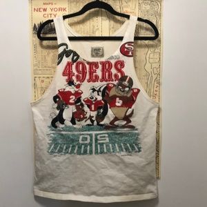Vintage San Francisco 49ers Looney Tunes Tank Top